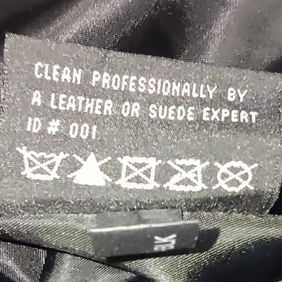 COLEBROOK BLACK ALL LEATHER TRENCHCOAT SNAPS FAUX BUTTON LINED FAUX BELT SIZE XL - Picture 14 of 16